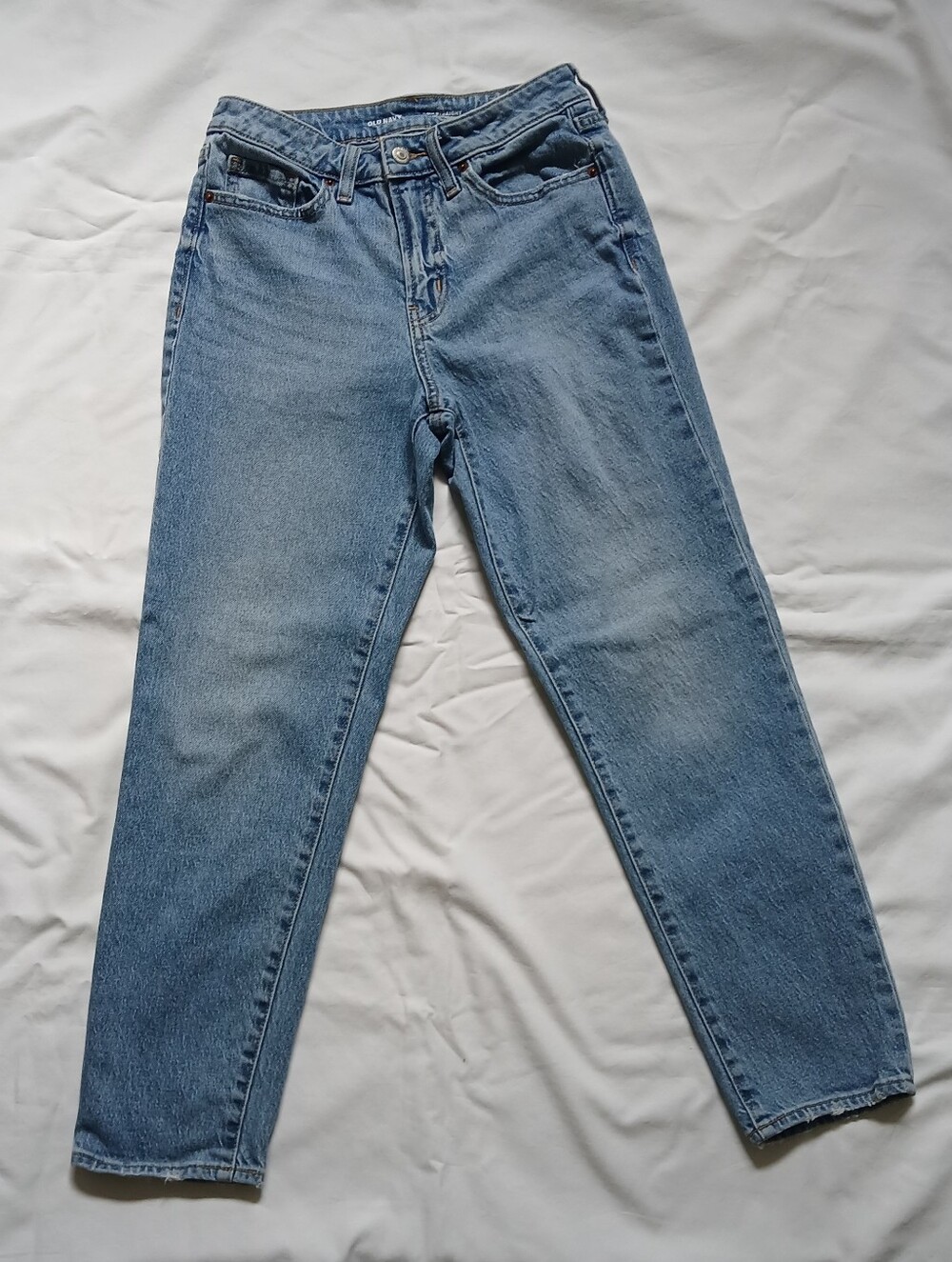 Old Navy High-Rise OG Straight Secret-Smooth Pockets Jeans Blue Waist Size 2